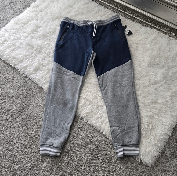 G-NET FLEECE JOGGERS Size XXL. New.Stylish two-tone jogger sweatpants. Feature - Picture 1 of 9